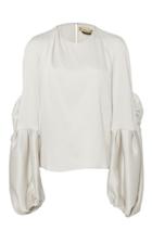 Hellessy Sage Butterfly Sleeve Blouse