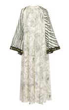Etro Zebra-sleeve Silk Dress