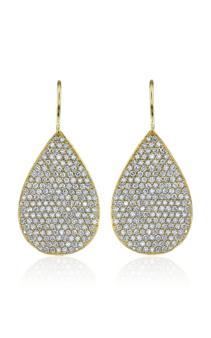 Moda Operandi Irene Neuwirth Large Pear Shape Pave Earrings