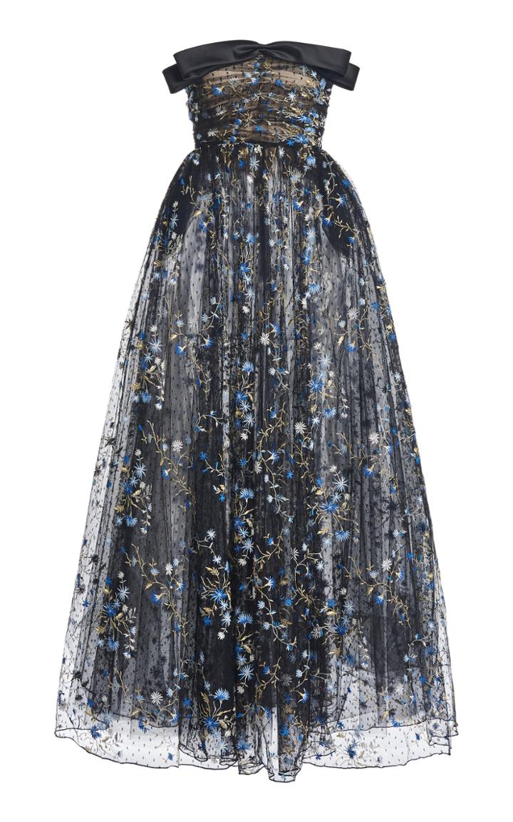 Moda Operandi Giambattista Valli Embroidered Chiffon Gown