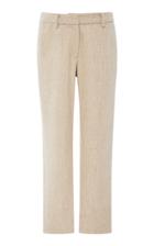 Becken Cropped Textured Wool Trousers
