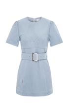 Alice Mccall Incantations Lamb Leather Mini Dress