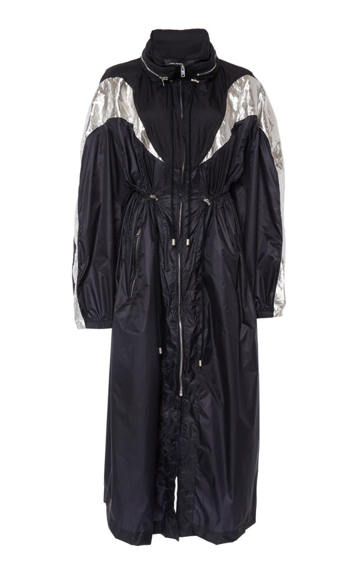 Isabel Marant Rumber Metallic Long Raincoat