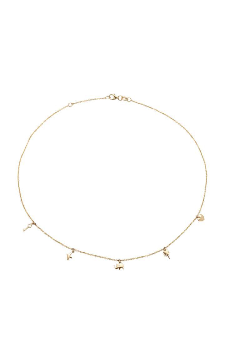 With Love Darling Love Abundance Loyalty Freedom & Closure 18k Gold Necklace