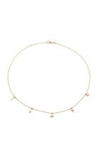 With Love Darling Love Abundance Loyalty Freedom & Closure 18k Gold Necklace