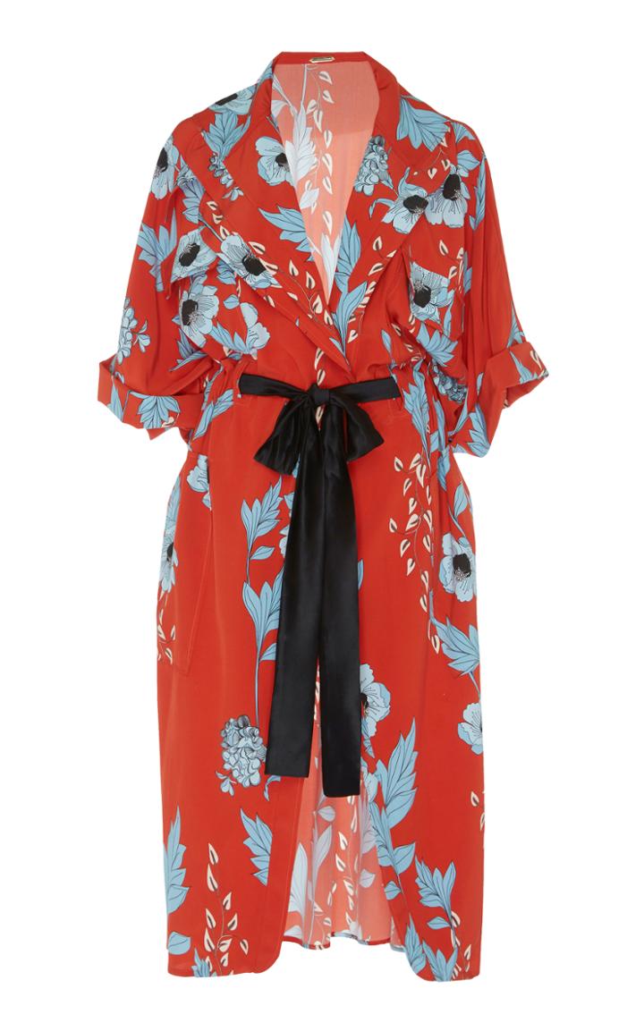Johanna Ortiz Camino Real Persa Silk Crepe Dress