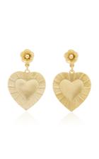 Brinker & Eliza The Best Is Yet To Come 24k Gold-plated Earrings