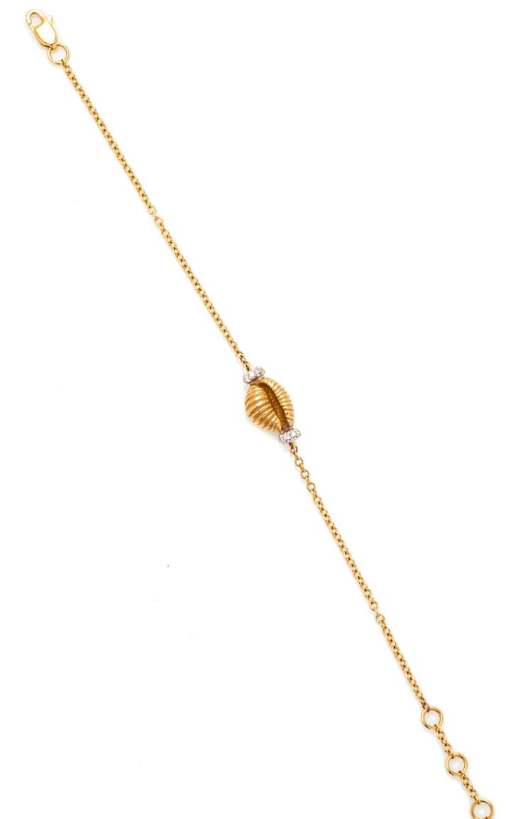 Renna Thread And Shell Diamond Bracelet
