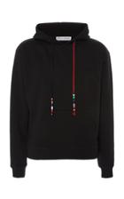 Jw Anderson Bead-embellished Cotton-jersey Hooded Sweatshirt