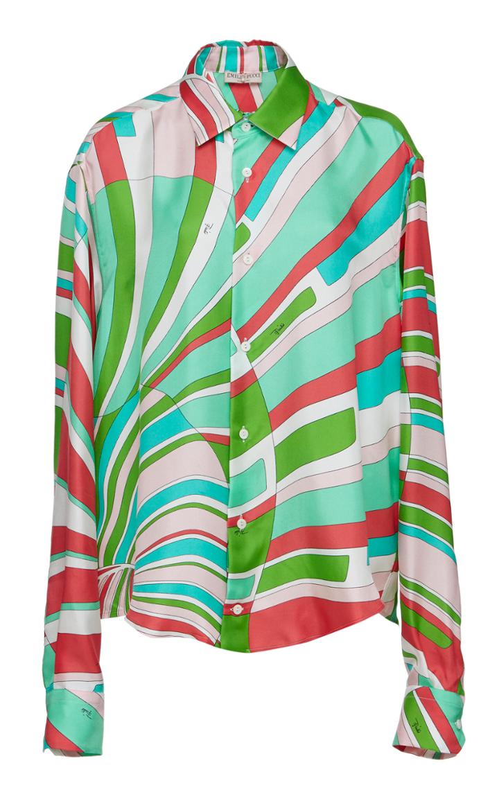 Emilio Pucci Printed Silk Shirt