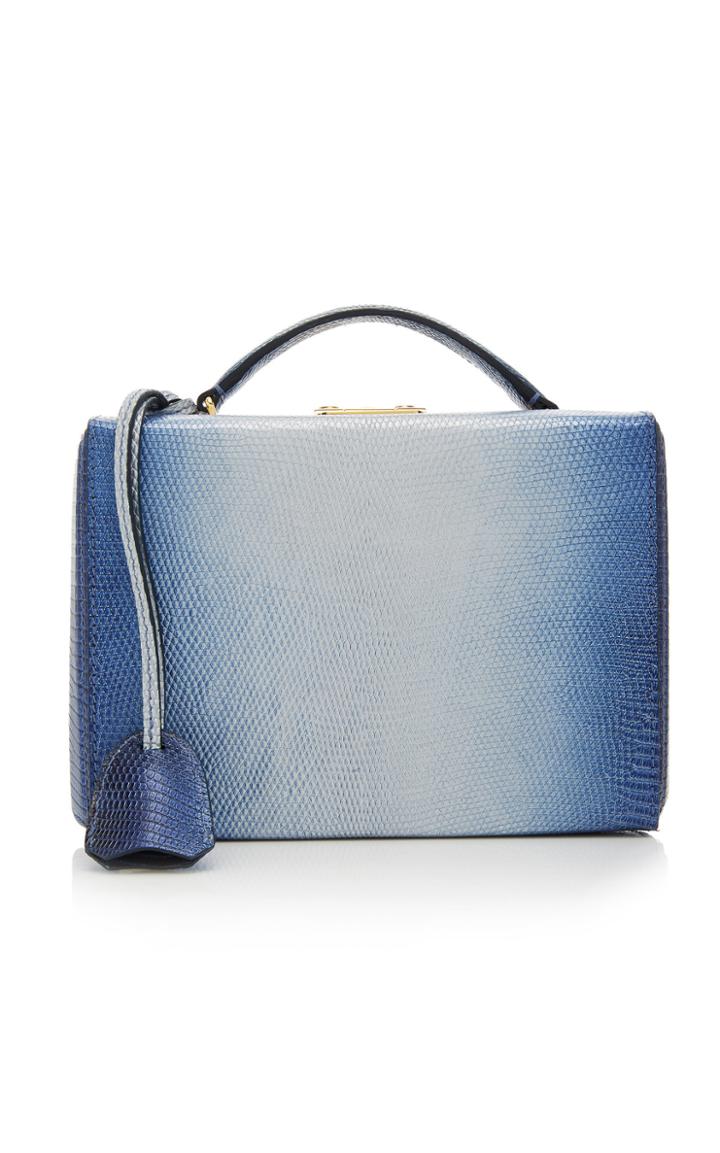 Mark Cross Small Grace Lizard Gradient Box Bag