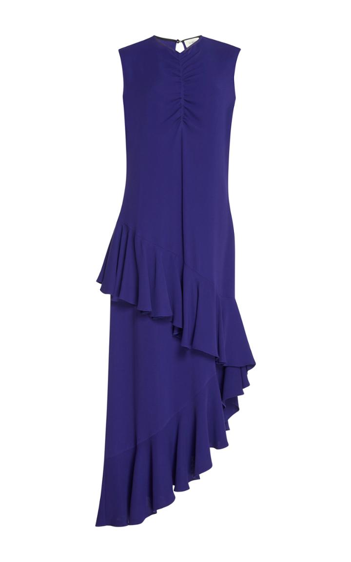 Isa Arfen Asymmetric Flounce Dress