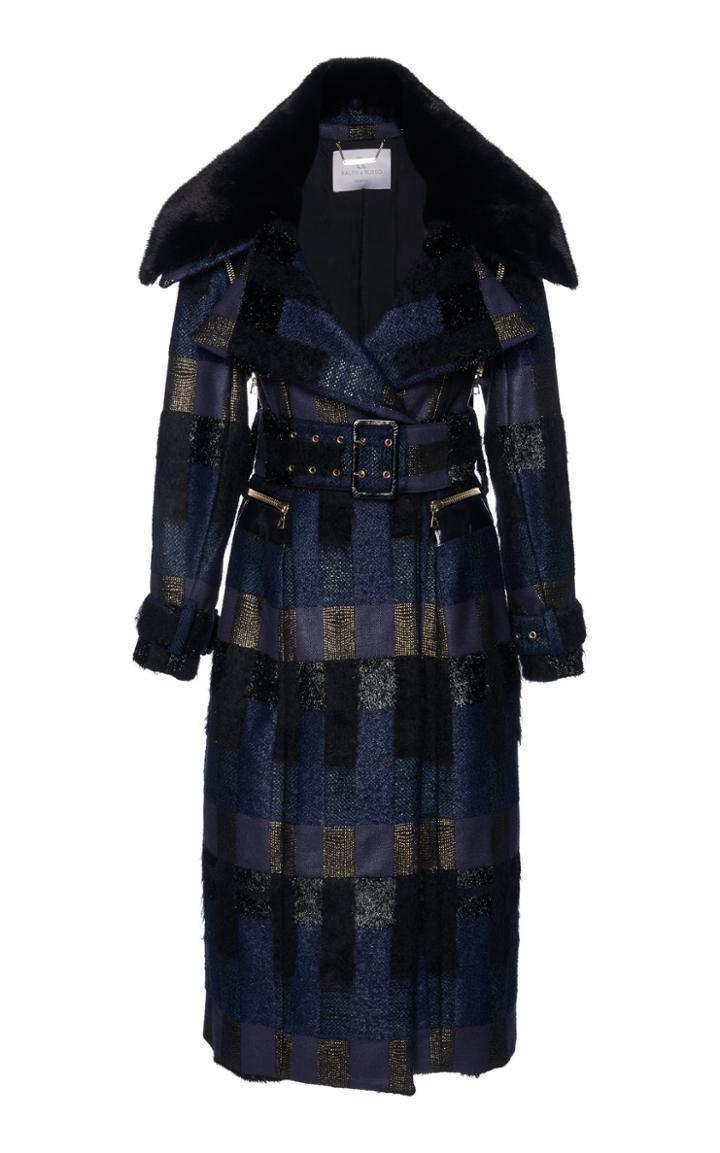 Ralph & Russo Patchwork Coat