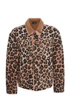Moda Operandi Alanui Sherpa-lined Leopard-print Denim Jacket
