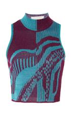 Moda Operandi Peter Pilotto Jaquard-knit Sleeveless Lurex Top Size: S