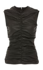 Jonathan Cohen Sasha Sleeveless Leather Top