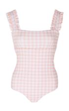 Ephemera Ruffled Gingham Swimsuit