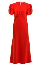 Maggie Marilyn It's Up To You Gathered Satin Midi Dress