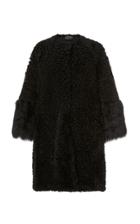 Prada Oversized Fur Evening Coat