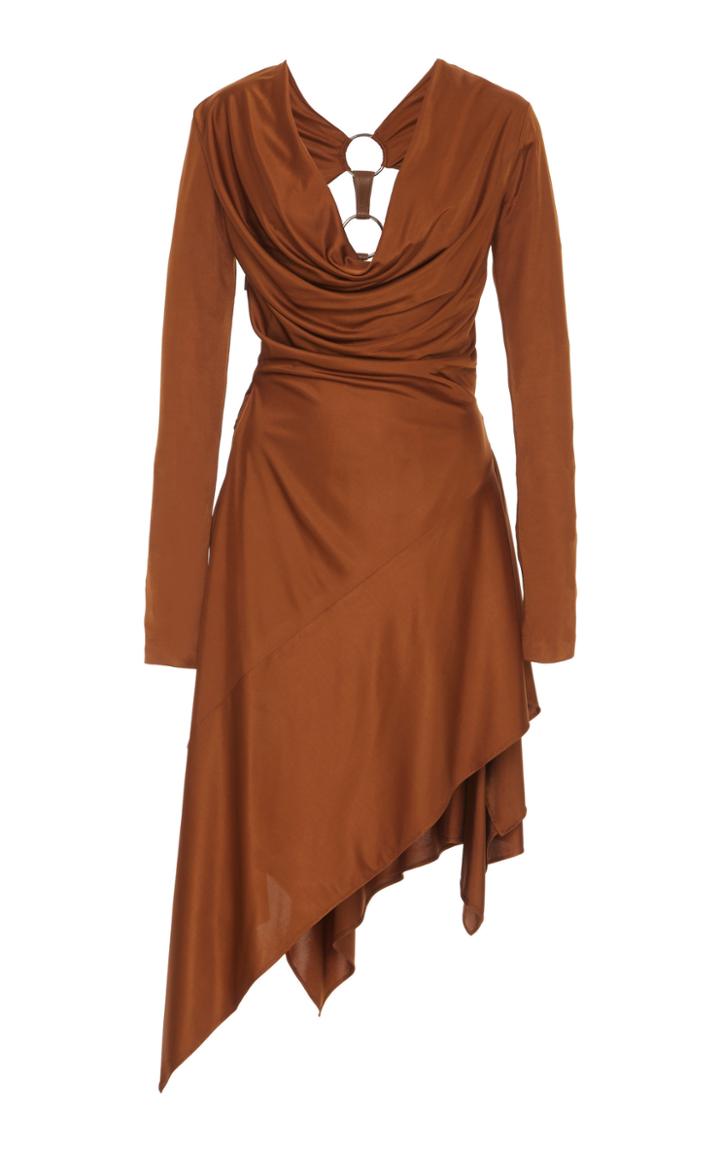 Roberto Cavalli Draped Knee Length Dress