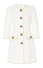Moda Operandi Andrew Gn Button-embellished Crepe Mini Dress