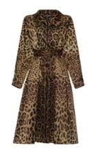 Dolce & Gabbana Leopard Silk Trenchcoat