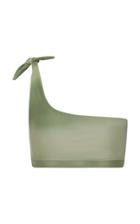Moda Operandi Abysse Jones One Shoulder Bikini Top With Bow Detail