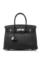 Heritage Auctions Special Collections Hermes 30cm Black Clemence Birkin