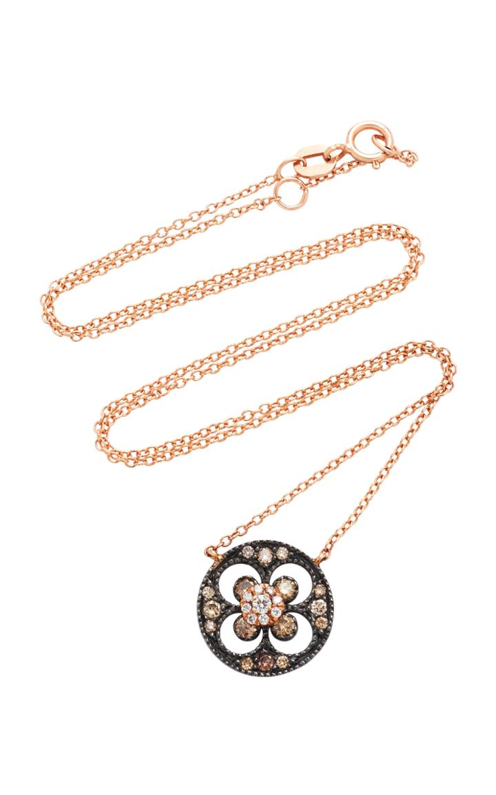Moda Operandi Montse Esteve 18k Gold, Oxidized Silver And Diamond Necklace