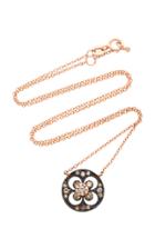 Moda Operandi Montse Esteve 18k Gold, Oxidized Silver And Diamond Necklace