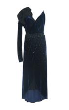 Johanna Ortiz Carmelilla Asymmetrical Velvet Dress