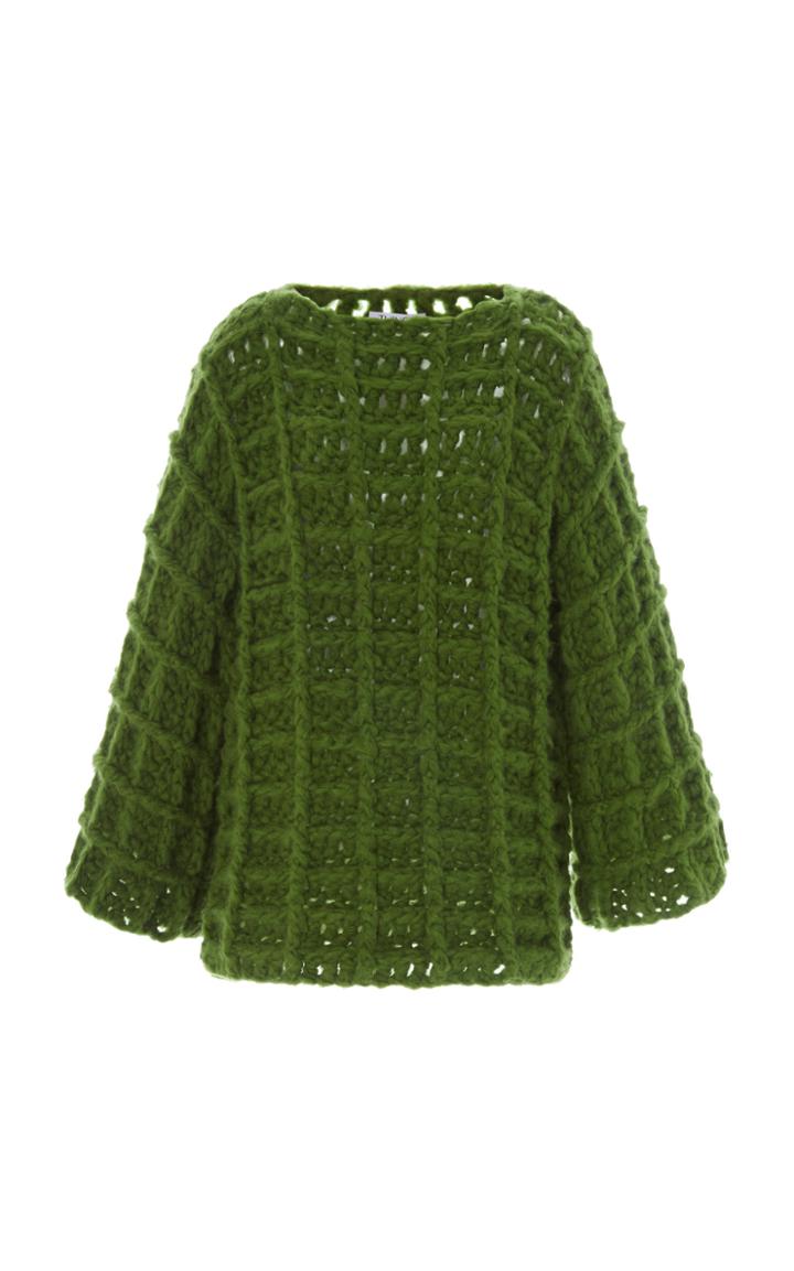 Tuinch M'o Exclusive Waffle-knit Cashmere Sweater