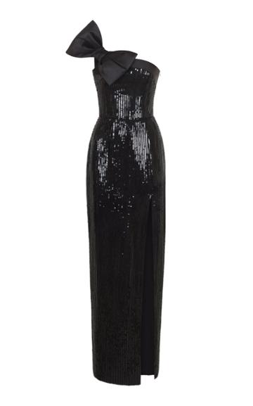 Rasario Bow Strapless Dress