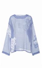 Perret Schaad Striped Long Sleeve Baris Blouse