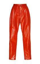 Vivetta Parga High-waisted Leather Pant