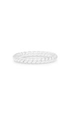 Isabel Lennse Twisted Sterling Silver Ring Size: 7