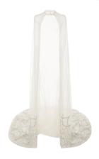 Cucculelli Shaheen Onda Cathedral Beaded Tulle Cape