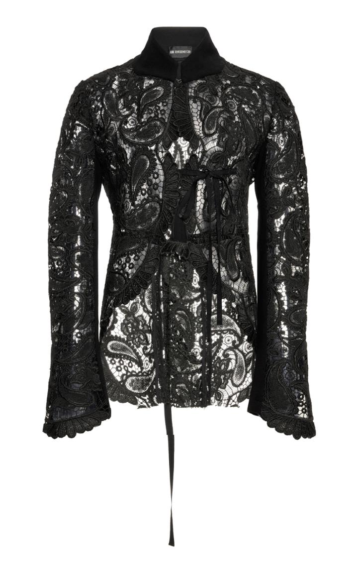 Moda Operandi Ann Demeulemeester Paisley Guipure Lace Jacket