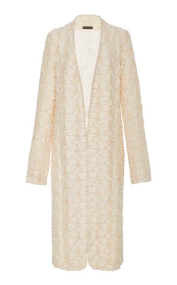 Hensely Collarless Midi Coat