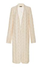 Hensely Collarless Midi Coat