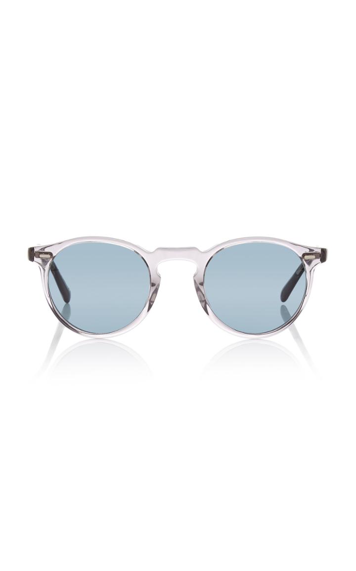 Oliver Peoples Gregory Peck Round-frame Acetate Sunglasses