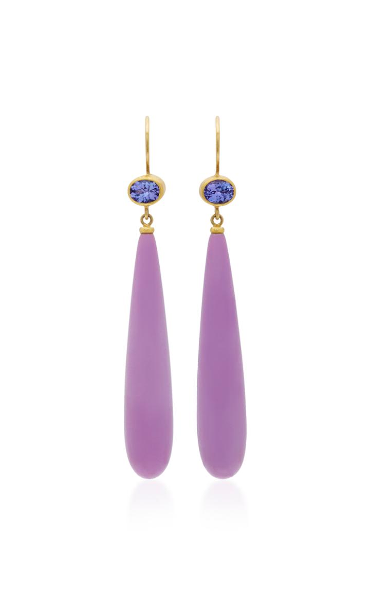 Mallary Marks Apple & Eve Phosphosiderite Earrings