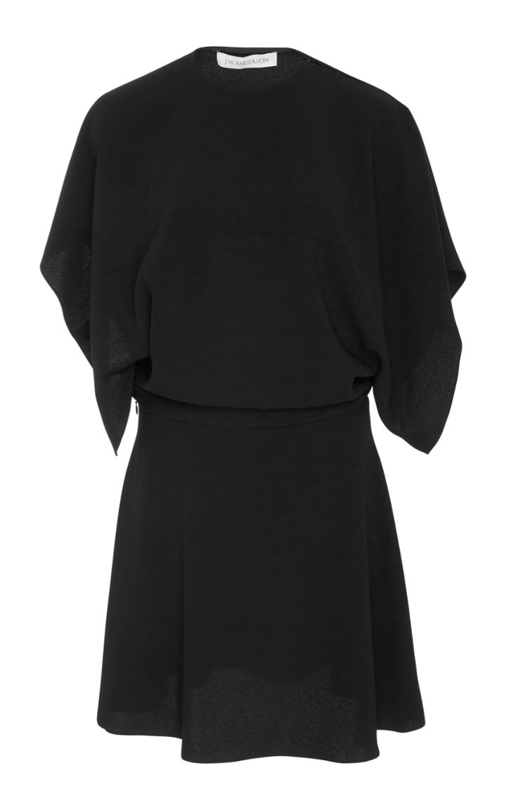 Jw Anderson Satin-back Crepe Dress