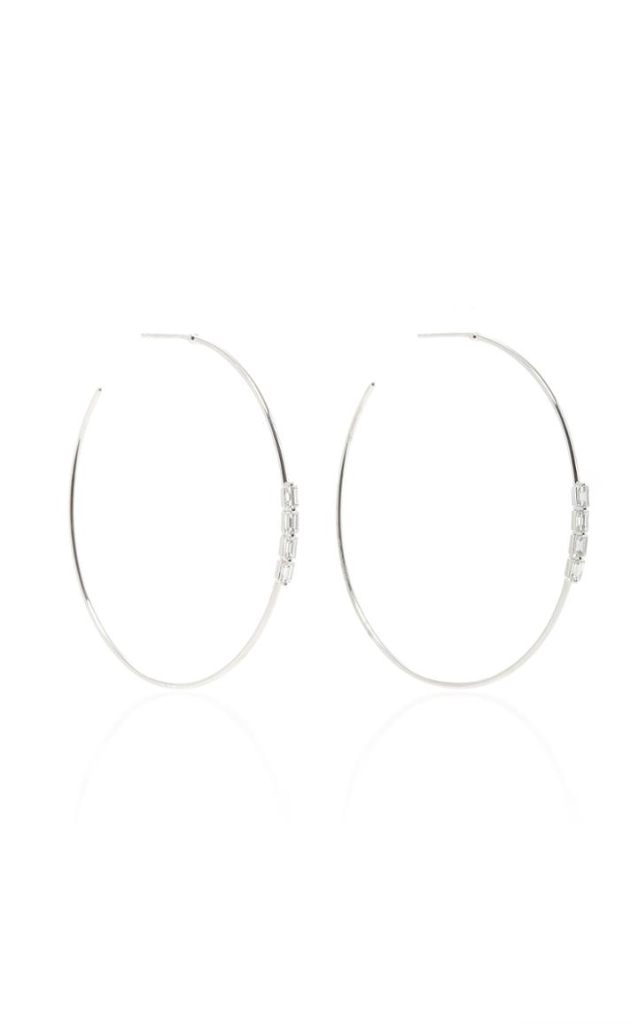 As29 Baguette Quad Xl Hoop Earrings