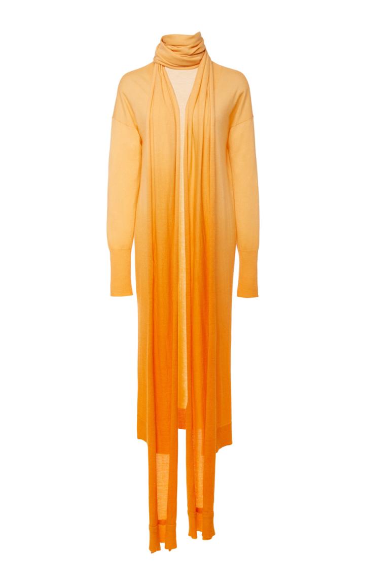 Jonathan Simkhai Ombre Cashmere Scarf Cardigan