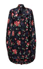 Magda Butrym Uluru Floral Cape Dress