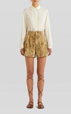 Moda Operandi Etro High-rise Printed Leather Shorts