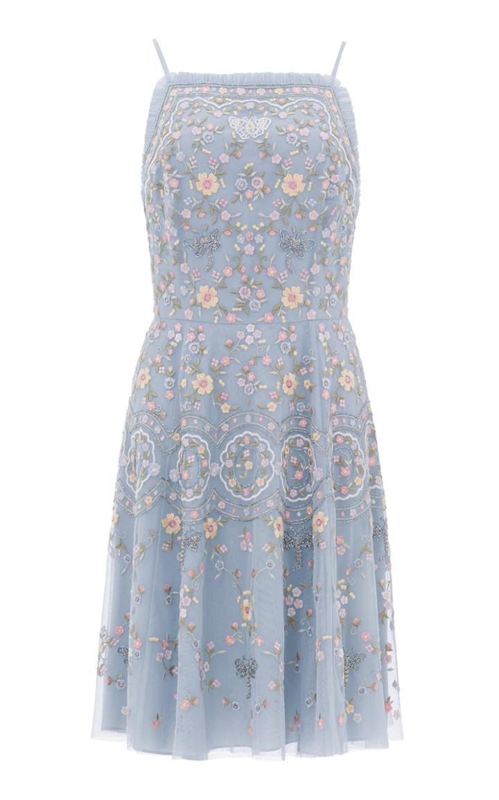 Moda Operandi Needle & Thread Sweet Petal Embroidered Cami Dress Size: 6