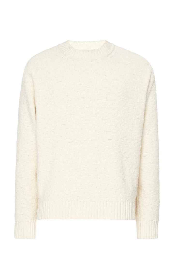 Jil Sander Crewneck Cotton-blend Sweater