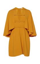 Moda Operandi Giambattista Valli Bow-embellished Draped Crepe Mini Dress Size: 40